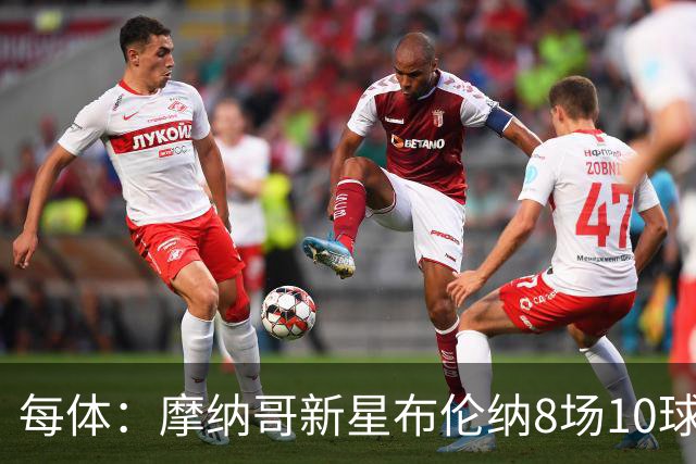 每体：摩纳哥新星布伦纳8场10球，拜仁和克洛普都在关注他
